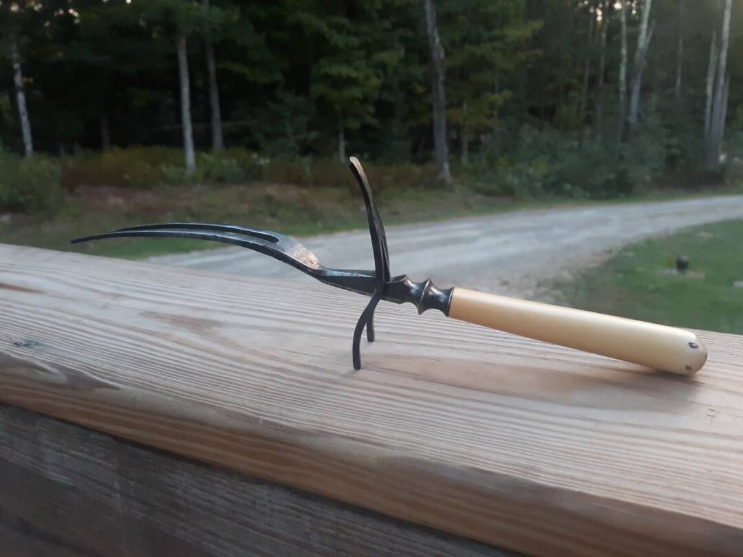Antique Meat Carving Fork Carving Utensil Vintage Kitchenware Silverware Cooking Utensil Pat May