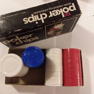 1968 ES Lowe Co. ポーカーチップ カードゲーム ギャンブルチップ ベッティングゲーム