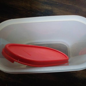 Vintage Tupperware Müsli Vorratsbehälter Lebensmittel Aufbewahrung Trocken Backaufbewahrung