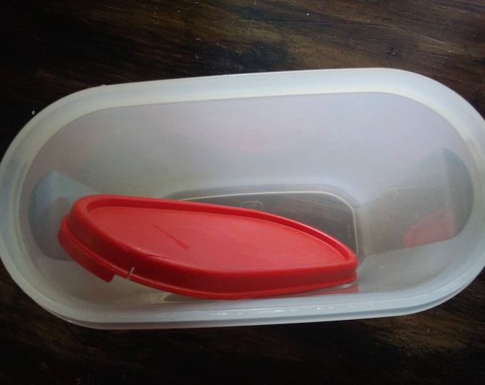 Tupperware Modular Mate Oval 3 - Canister With Country Rose Seal ...