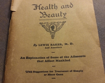Health and Beauty by Lewis Baker MD, 1926 Revised Edition