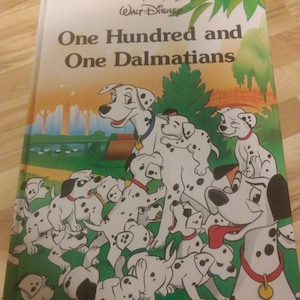 1991 Walt Disney One Hundred and One Dalmatians Childrens Disney Storybook Disney Hard Cover Reading Gallery Books Large Hardcover