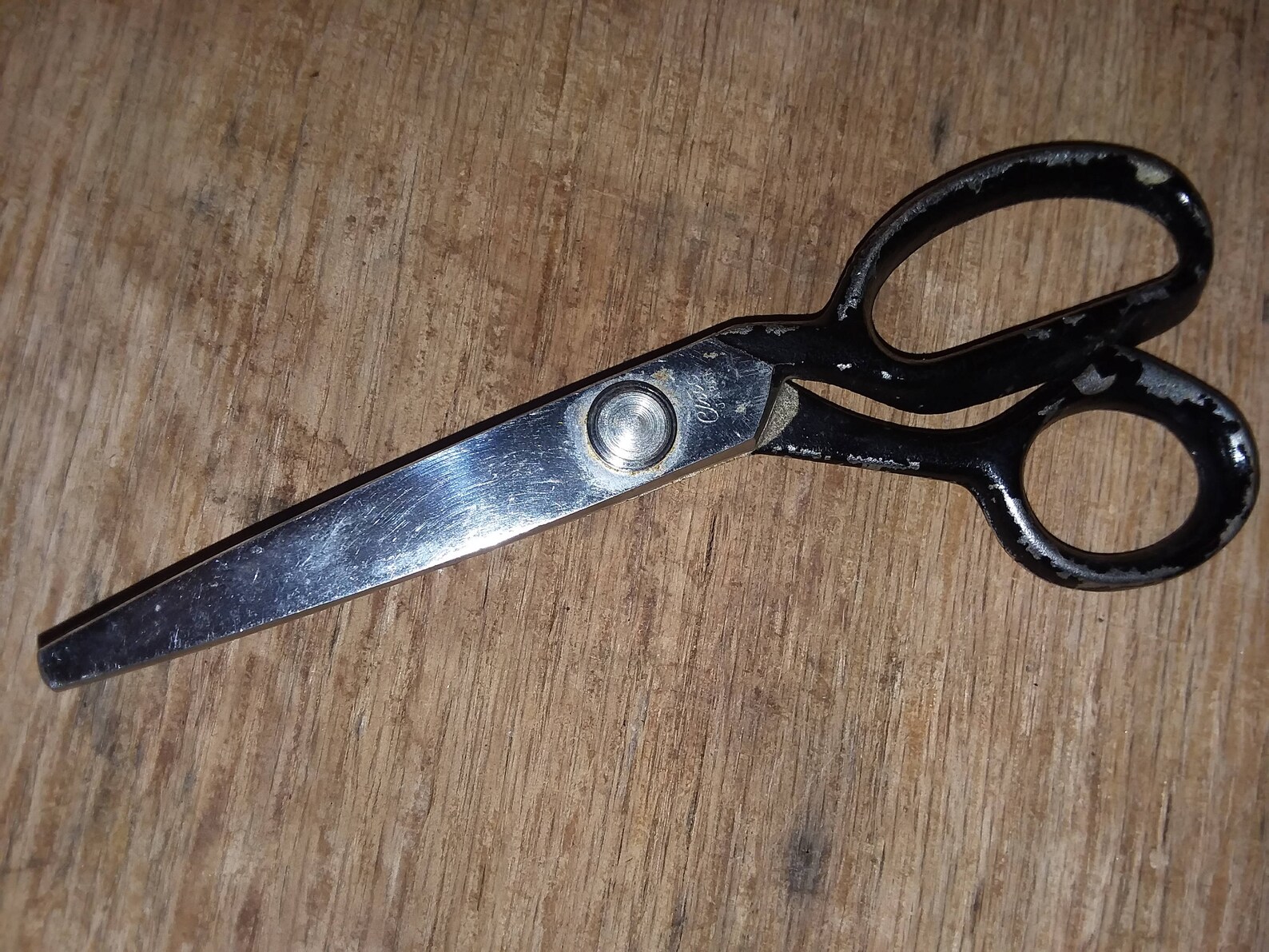 1960s Vintage Scissors Shears Pinking Shears Sewing Crafting Made in