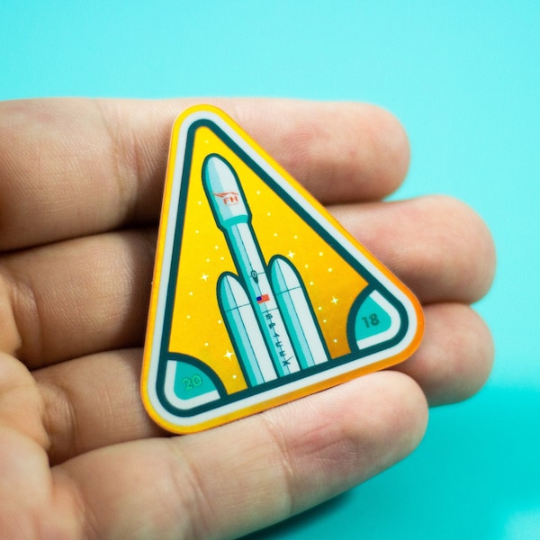 Spacex Sticker Etsy