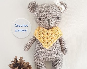 Crochet pattern bear // crochet toy // haakpatroon beer // amigurumi bear