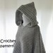 Tiffani M reviewed pattern hooded poncho // chunky poncho // Shawl Scarf pattern // diy crochet // gehaakte poncho // haakpatroon // best seller 