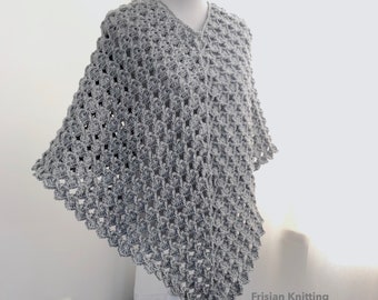 pattern poncho // chunky poncho // Shawl Scarf pattern // diy crochet // gehaakte poncho // haakpatroon // best seller