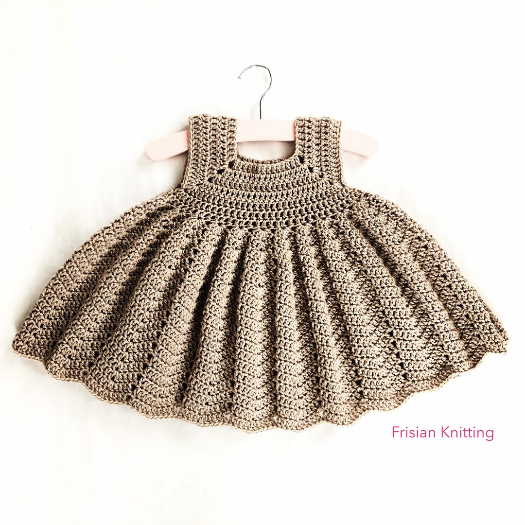 emma clothing crochet dress Pattern Girls Anna kosturova Finish:Deadwood/Gray Collection: REVERE Blue Striped Shirt Luke 14 Fabric composition 100%