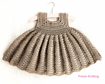 Crochet pattern girls dress Emma