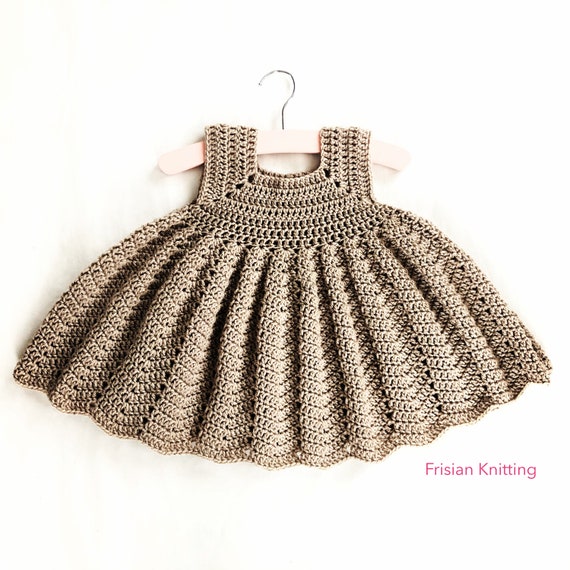 Crochet pattern girls dress Emma