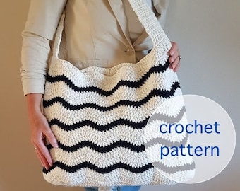 bolsa de praia em crochê // bolsa estampa // estilo praia // estampa fácil //bolsa de praia em crochê // chevron // bolsa em crochê