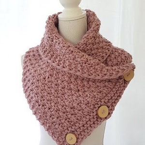 Knitting pattern shawl // knit pattern wrap // pattern cowl image 3