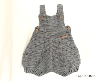 Crochet Pattern Baby Romper Bjorn - dungarees -