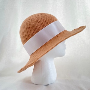 Crochet pattern summer hat