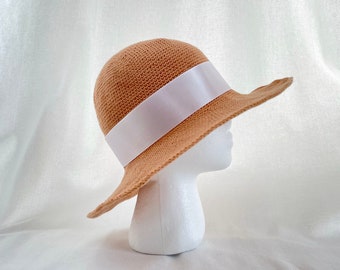 Crochet pattern summer hat