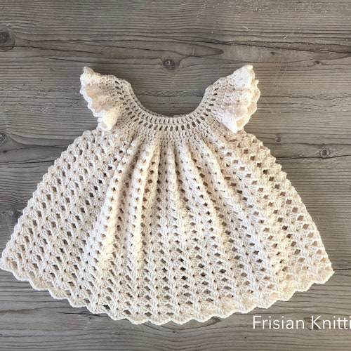 CROCHET PATTERN PDF Sweet Cecilia Dress Baby Dress 6 Months to 10 years Crochet Dress Cute Crochet Baby CrochetCrochet Pattern