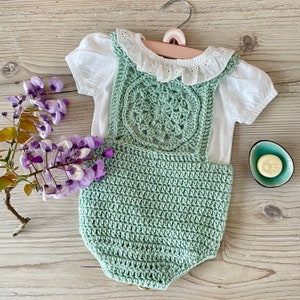 Baby Romper Femke Haakpatroon - Nederlands Engels Duits Haakpatroon