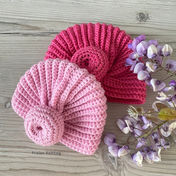 Turban donut hat baby // tulband // beanie // kids beanie // baby beanie // pattern hat //