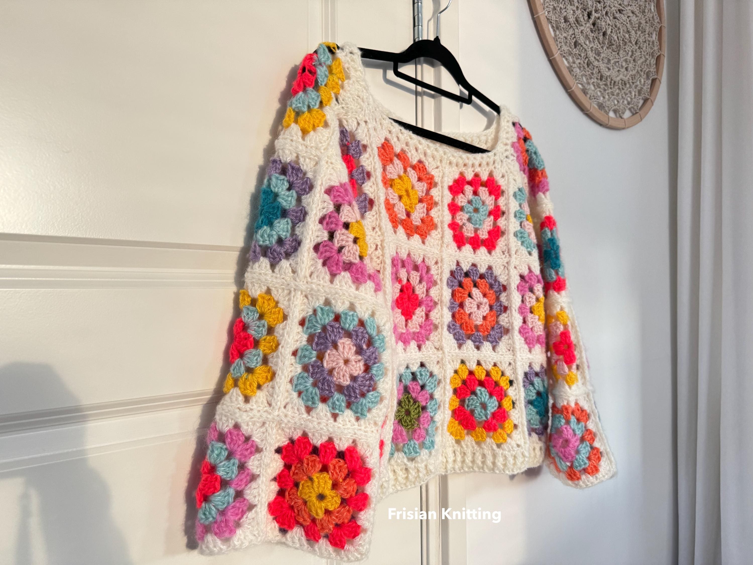 38 Mohair Crochet Patterns for Luxurious Layers, Accessories, and Cozy Home Projects 38 Crochet pattern Mohair Granny square pullover crochet