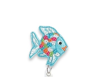 Fish Badge Reel, Retractable Badge Reel, Badge Reel Topper (662)