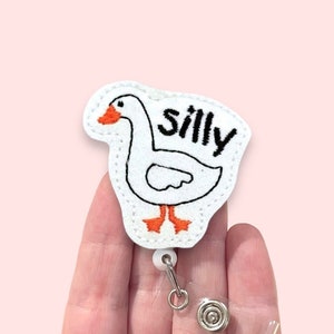 Silly Goose Badge Reel, ID Holder, Badge Clip, Badge Reel Topper (980)