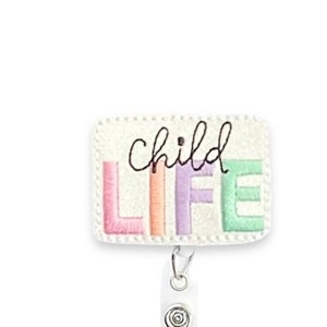 Child Life Badge Reel, CCLS Badge Reel, Retractable Badge Reel, Badge Reel Topper(1262)