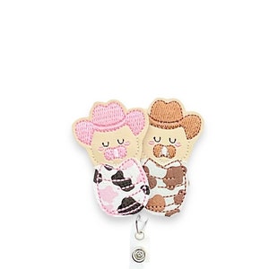 Cowboy Babies Badge Reel, Western Babies Badge Reel, Labor and Delivery Badge Reel, Swaddled Babies Badge Reel, NICU Badge Reel 81 image 1