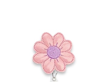 Daisy Badge Reel, Flower Badge Reel Floral Badge Reel, Retractable Badge Reel, Badge Reel Topper (1399)