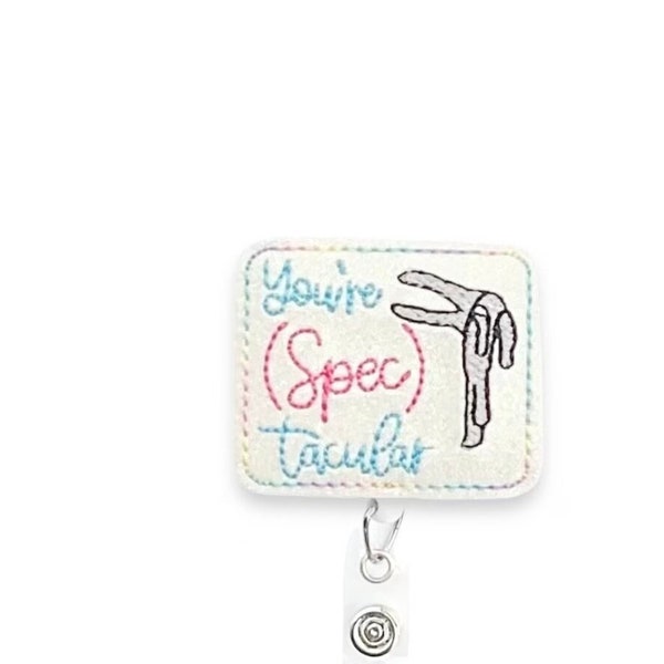 OBGYN Badge Reel, Funny Badge Reel, Gyno Badge Reel, Gynecologist Badge Reel, (335)