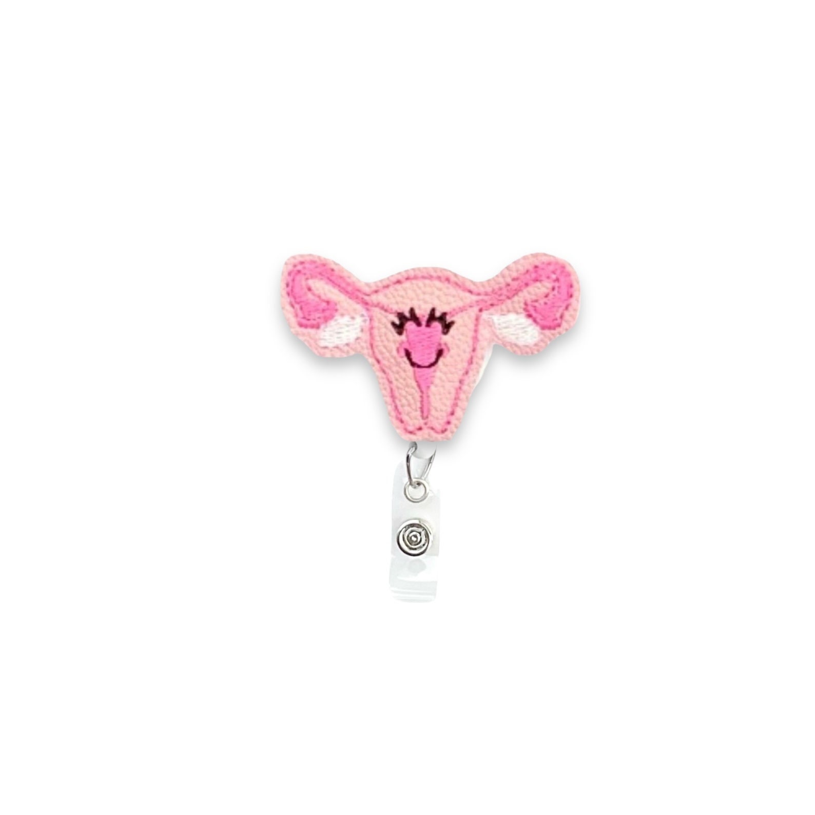 Uterus Badge Reel, OBGYN Badge Reel, Fertility Badge Reel, L&D