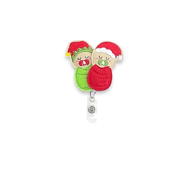 Christmas Baby Labor Delivery Badge Reel, Newborn Badge Reel, NICU Badge  Reel, Retractable Badge Reel, Badge Reel Topper (6)