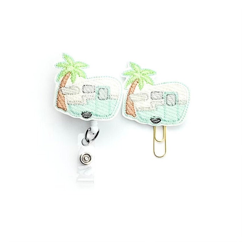 Brooch Pin Name Badge Holder Planner Clip ID Holder Badge Pull Summer Camper Badge Reel Paper Clip Magnet