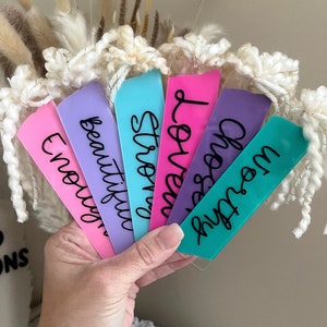 Bible Bookmark, Faith Bookmark, Personalized Bookmark , Book Lover Gift, Bible Journal Accessory, Affirmation Bookmark, Teacher Bookmark