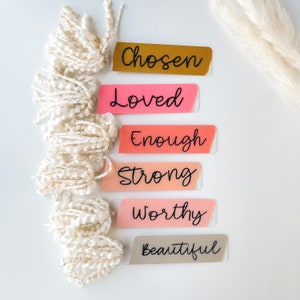 Bible Bookmark, Faith Bookmark, Personalized Bookmark , Book Lover Gift, Bible Journal Accessory, Affirmation Bookmark, Teacher Bookmark
