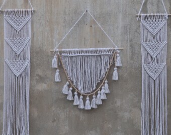 sur le décor du berceau, guirlande de pompon Macramé tentures murales, décoration de chambre pour filles