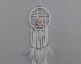 White wall hanging, cute fairy wall hanging