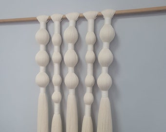 Cuadros de fibra de gran formato para pared: Tapices modernos de hilo, colores personalizados disponibles.