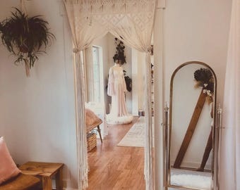 Beaded curtain, Macrame Door curtains, Boho home decor