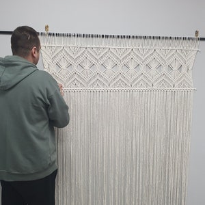 macrame wall hanging, bedroom tapestry headboard, bohemian Home Decor