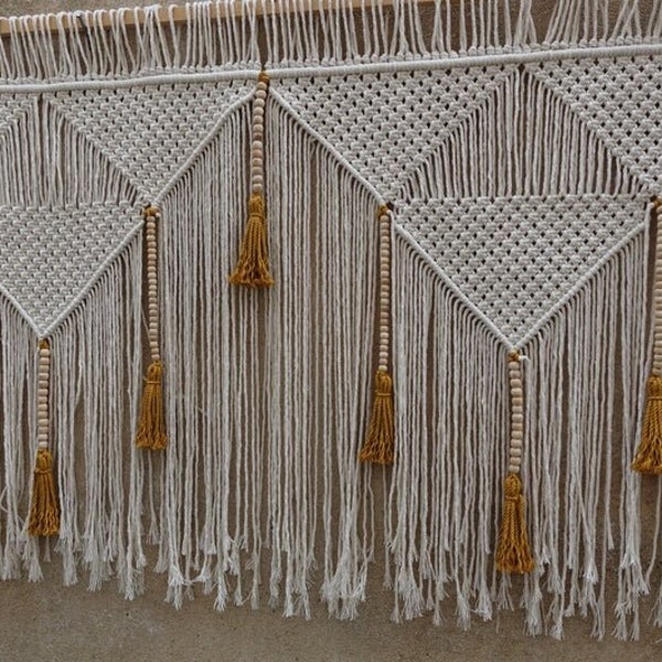 Macrame wall hanging, boho home gift, bedroom decor