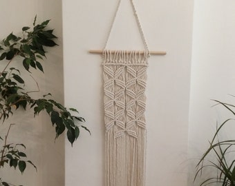 Colgante de pared de macramé