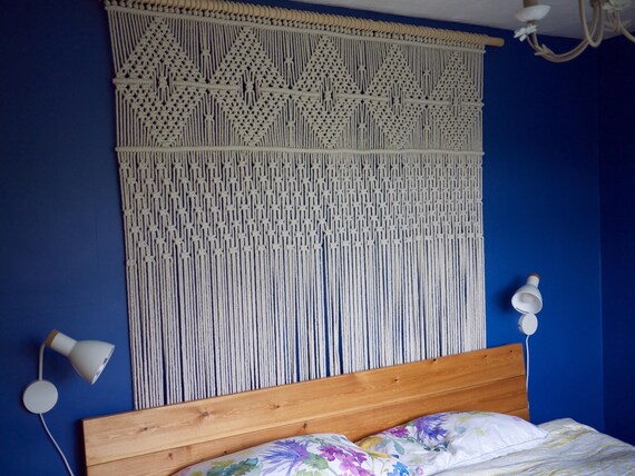 King size clearance macrame headboard