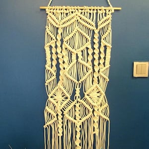 Macrame wall hanging, tapestry woven wall art, boho home decor gift