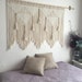 macrame headboard, wall art decoration, large wall hanging, Bohemian Home Decor tapestry, 