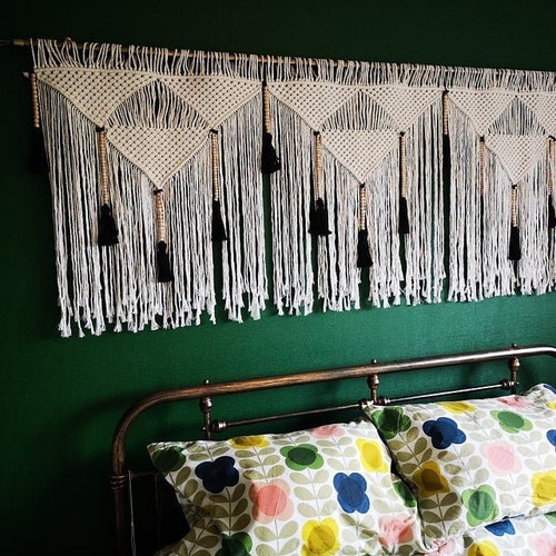Large Macrame Wall Hanging Large Wall Tapestry Farmhouse Etsy