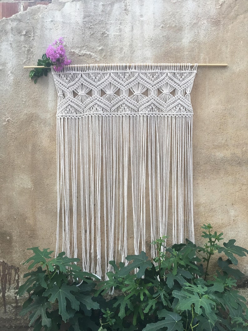Macrame wall hanging wedding backdrop large tapestry wall Etsy