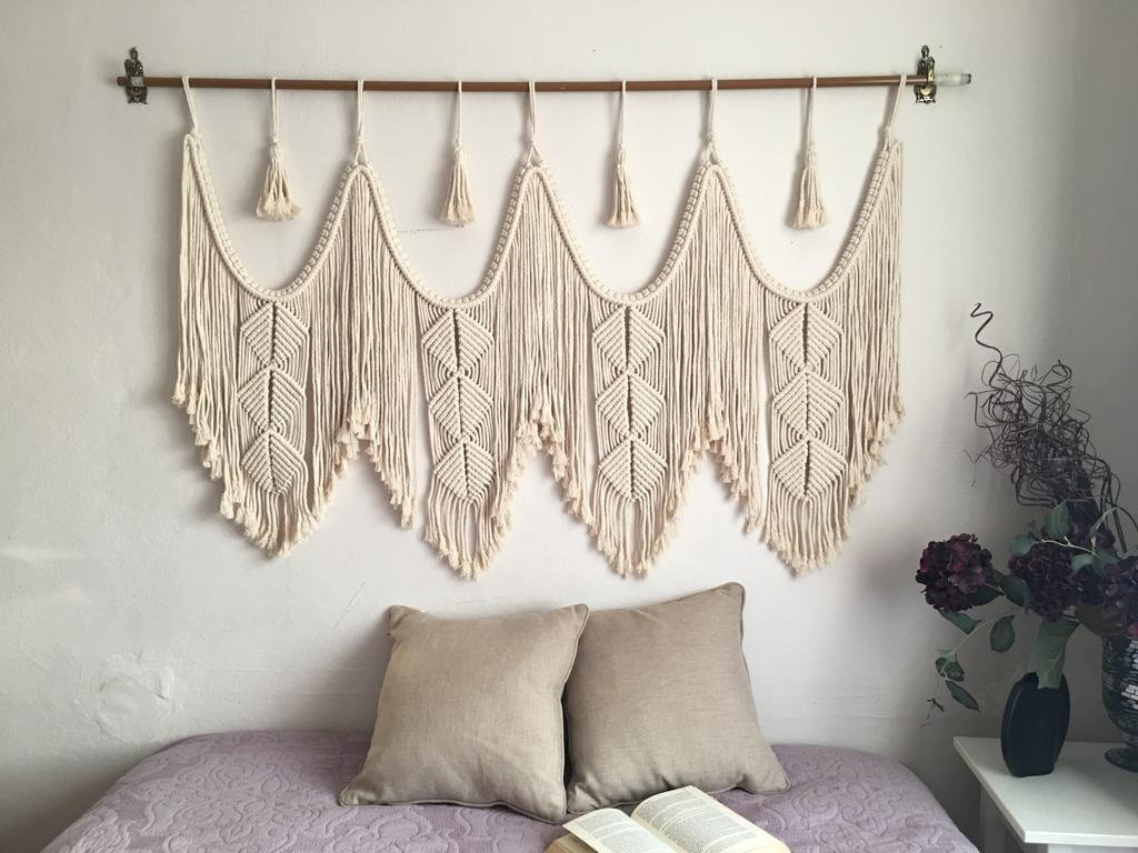 Macrame Wall Hanging Headboard Home Decor Tapestry Bohemian Macrame Wall Hanging Headboard Home Decor Tapestry Bohemian