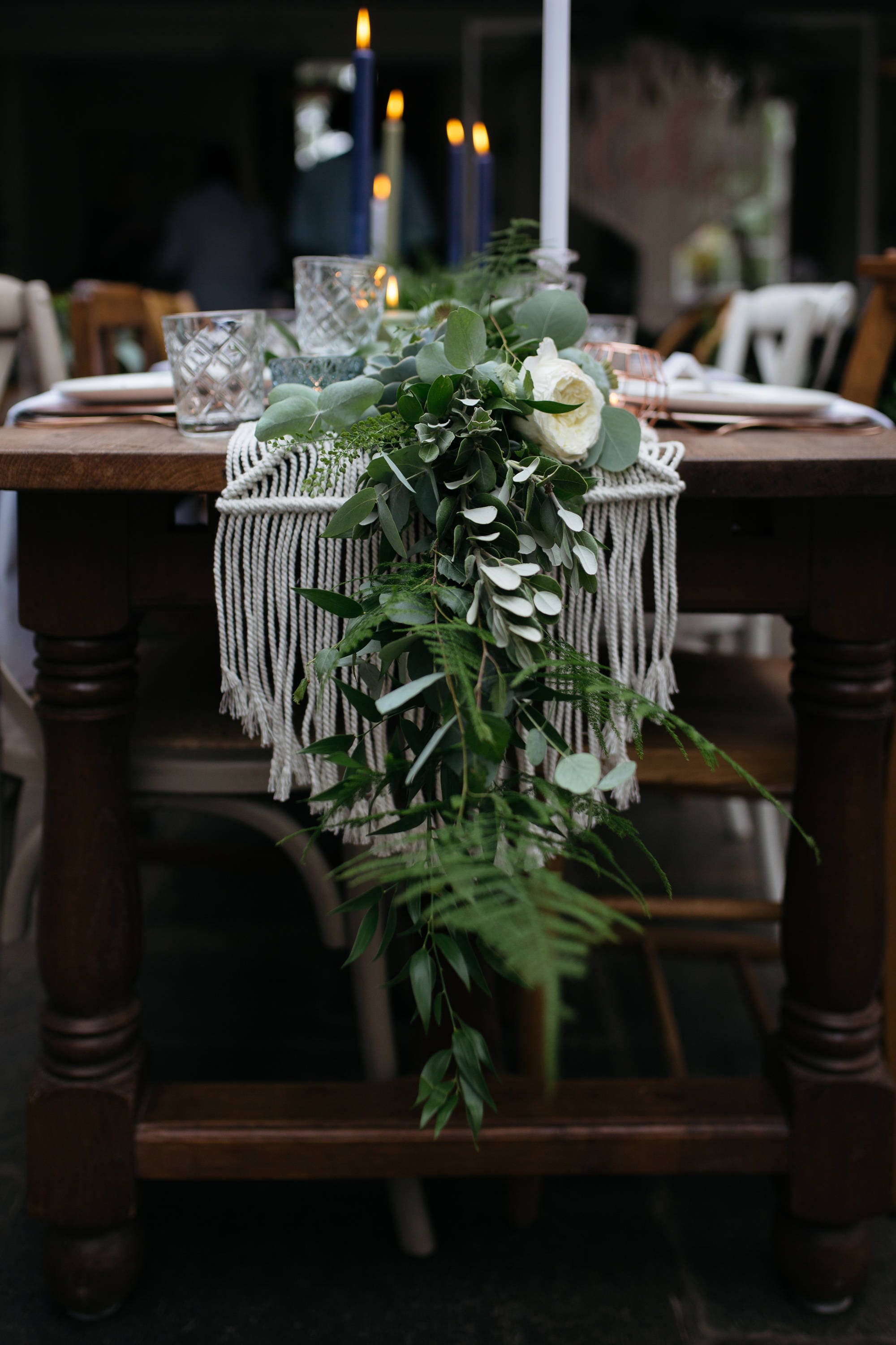 Elegant Wedding Table Decor Macrame Table Runner Wedding Etsy