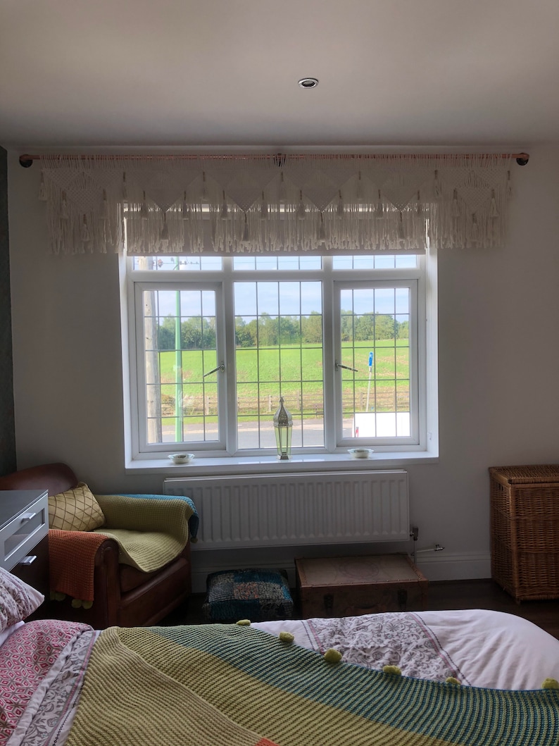 Made to Order Window Valances Custom Window Macrame Curtains Etsy