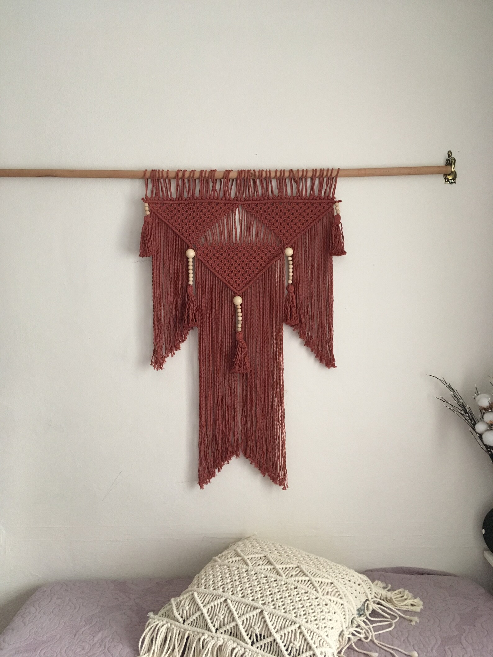 Macrame Pillow Case Macrame Pillow Cover Etsy